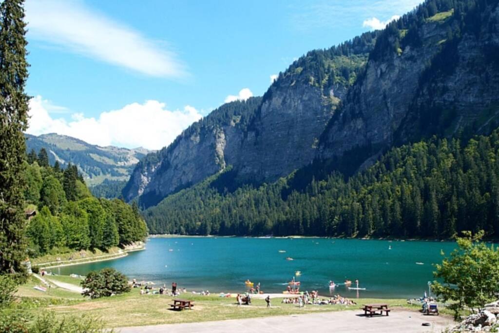 Le Relai S34 - Grand Et Lumineux Studio Avec Coin Montagne 4-6 Pers Avec Wifi, 50M Des Pistes, Grand Balcon Expose Sud, Draps Non Compris Saint-Jean-d'Aulps Bagian luar foto