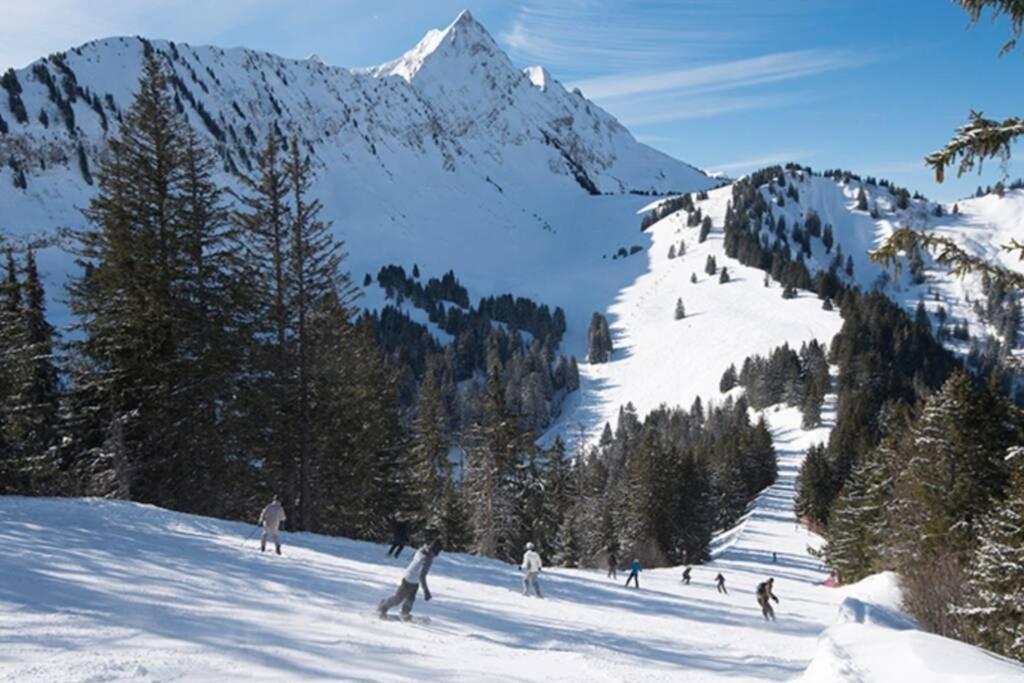 Le Relai S34 - Grand Et Lumineux Studio Avec Coin Montagne 4-6 Pers Avec Wifi, 50M Des Pistes, Grand Balcon Expose Sud, Draps Non Compris Saint-Jean-d'Aulps Bagian luar foto