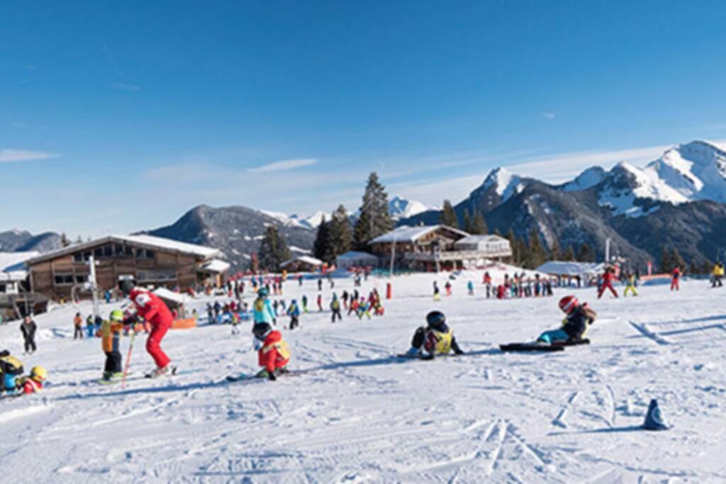 Le Relai S34 - Grand Et Lumineux Studio Avec Coin Montagne 4-6 Pers Avec Wifi, 50M Des Pistes, Grand Balcon Expose Sud, Draps Non Compris Saint-Jean-d'Aulps Bagian luar foto