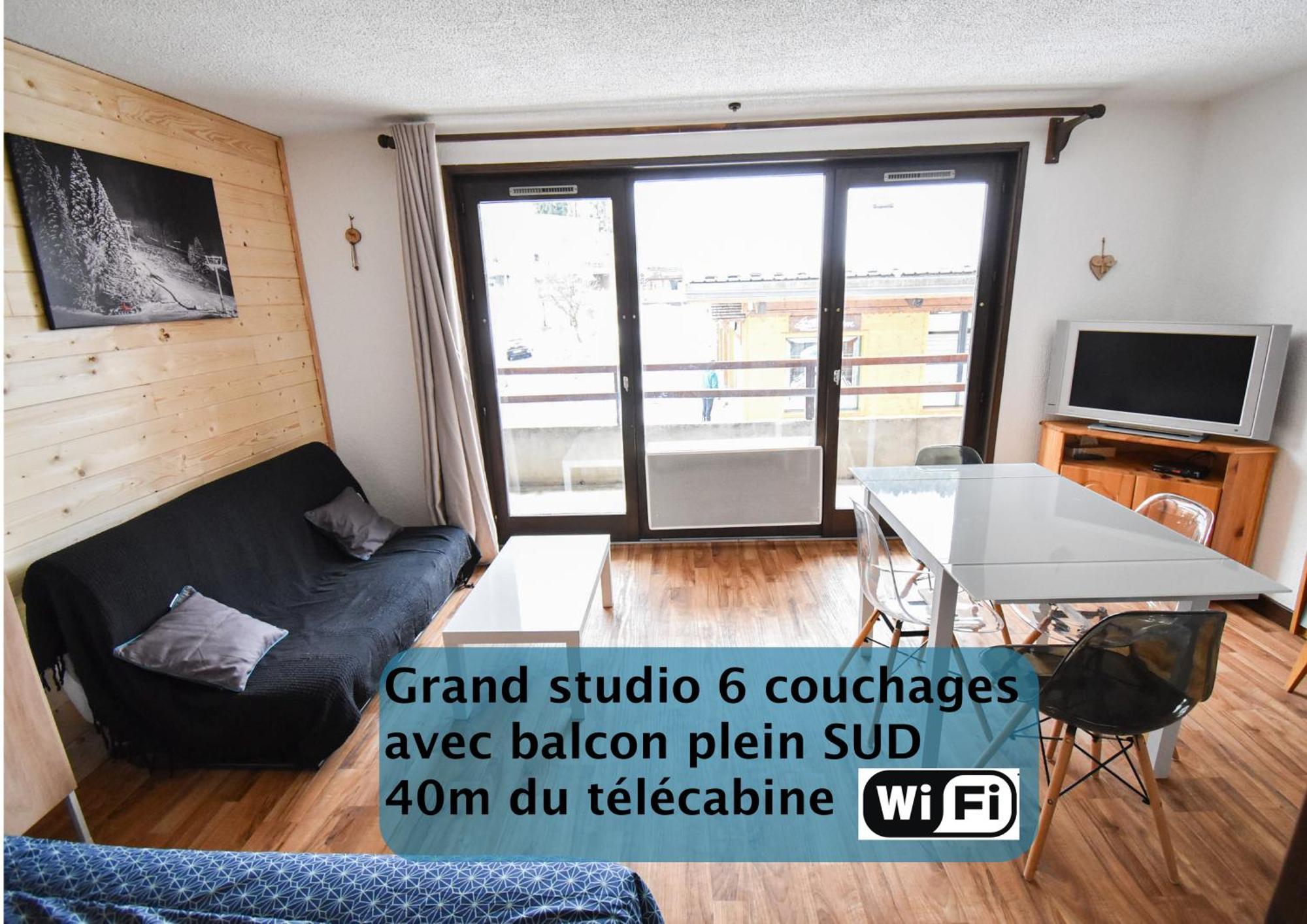 Le Relai S34 - Grand Et Lumineux Studio Avec Coin Montagne 4-6 Pers Avec Wifi, 50M Des Pistes, Grand Balcon Expose Sud, Draps Non Compris Saint-Jean-d'Aulps Bagian luar foto